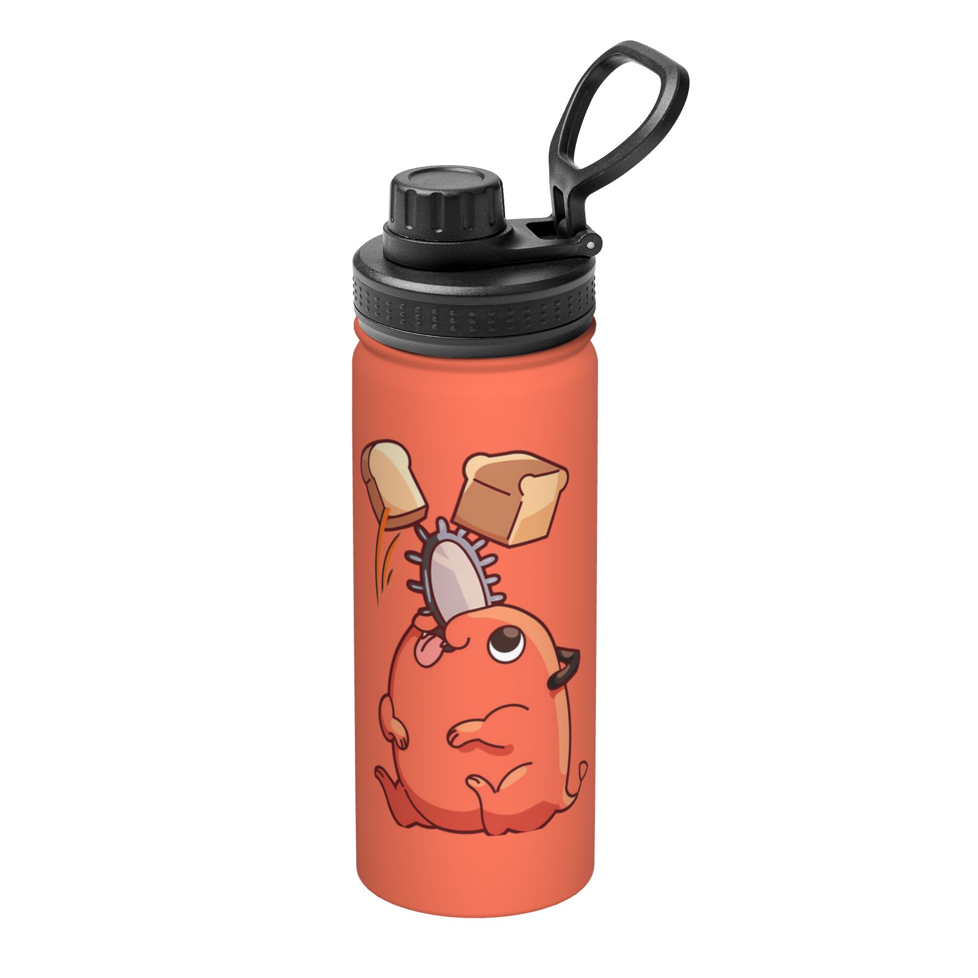 Sports Water Bottle Insulated - Chainsawmans Anime 18OZ Spor Termoslu Su
